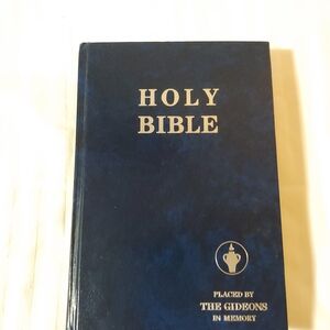 Blue Holy Bible